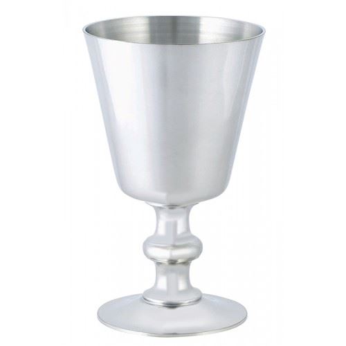 Pewter Satin Cup 8 oz. 3.25" DIA X 5.25" 8 oz made in the usa