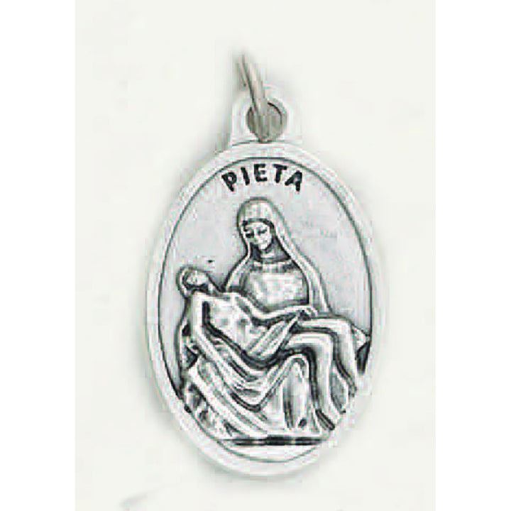  Pieta 1" Oxidized Medal - 50/Pack *SPECIAL ORDER - NO RETURN*
