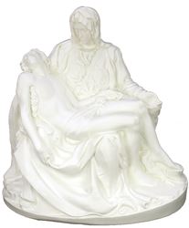 22 Inch Pieta Statue, White