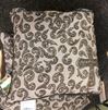 Pillow Gold Pattern with Cross 17"x17" *WHILE SUPPLIES LAST*
