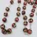 Pink Cloisonne 8mm Bead Italian Rosary - 122341