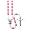 Pink Plastic Rosary 