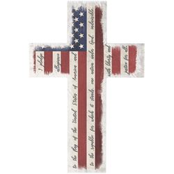 Pledge Of Allegiance Wall Cross