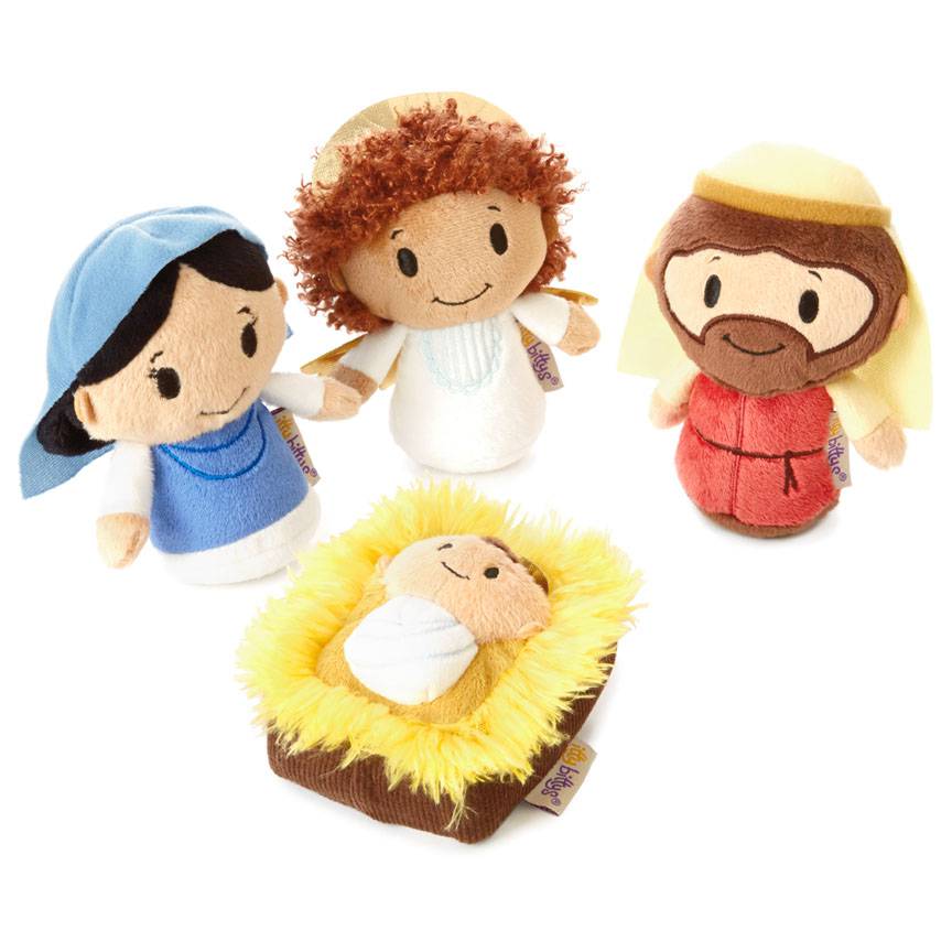 hallmark plush nativity set