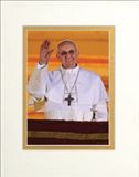 Pope Francis framed print