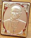 Pope Francis Embossed Plaque