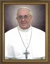 Pope Francis Formal Framed Picture