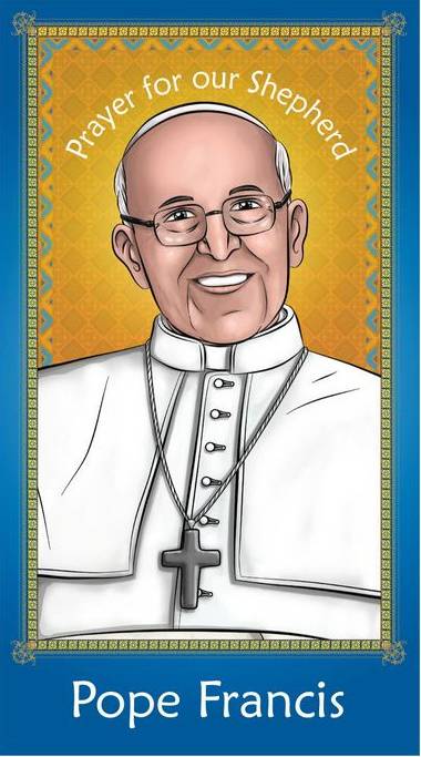 Pope Francis Holy Card for Children