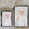 Pope Francis (Waving) Woven Pouch from Turkey