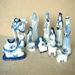 Porcelain Delft Blue Nativity Set