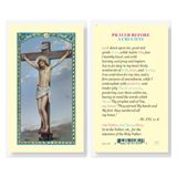 Prayer Before A Crucifix Laminated Prayer Card