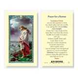 Prayer for Retreat Holy Card