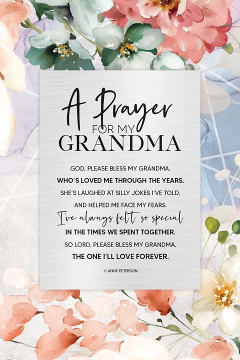 Prayer For My Grandma 6