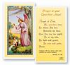 Prayer To Guardian Angel Boy Laminated Prayer Card