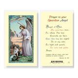Prayer to Guardian Angel for Boy Holy Card
