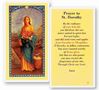 Prayer To St. Dorothy Laminated Prayer Card