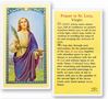 Prayer To St. Lucy Laminated Prayer Card