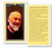 Prayer To St. Pio Of Pietrelcina Holy Card