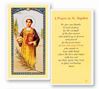Prayer To St. Stephen Laminated Prayer Card