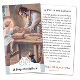 Prayer for Fathers Holy Card