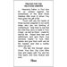 Prayer for the Helpless Unborn Paper Prayer Card, Pack of 100 - 123263