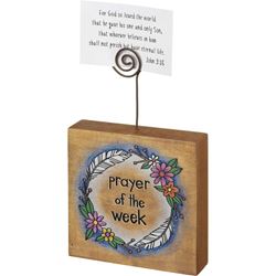 Prayer of the Week Photo Holder Block