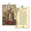 Prayer to St. Joseph, Terror of Demons 4" x 6" Mosaic Plaque