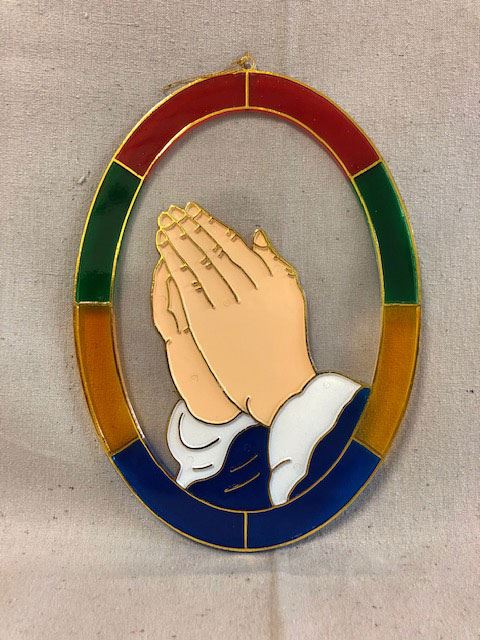 Praying Hands Suncatcher | CATHOLIC CLOSEOUT