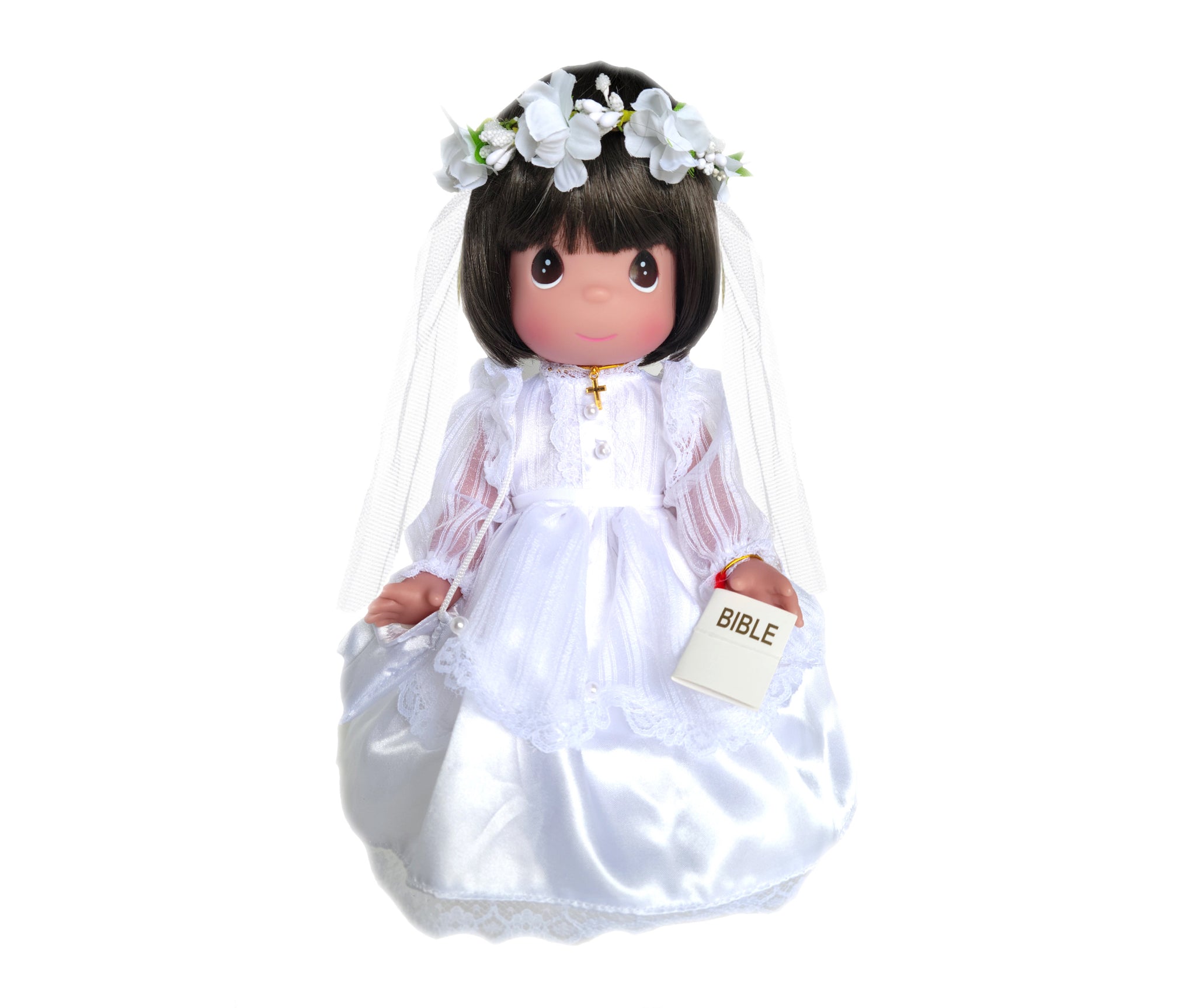 Precious Moments 12" Brunette First Communion Doll