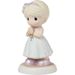 Precious Moments Blonde Girl Blessings On Your First Communion 5.25" Figurine - 125185