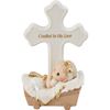 Precious Moments Cradled In His Love Girl Cross Porcelain 6.25"H