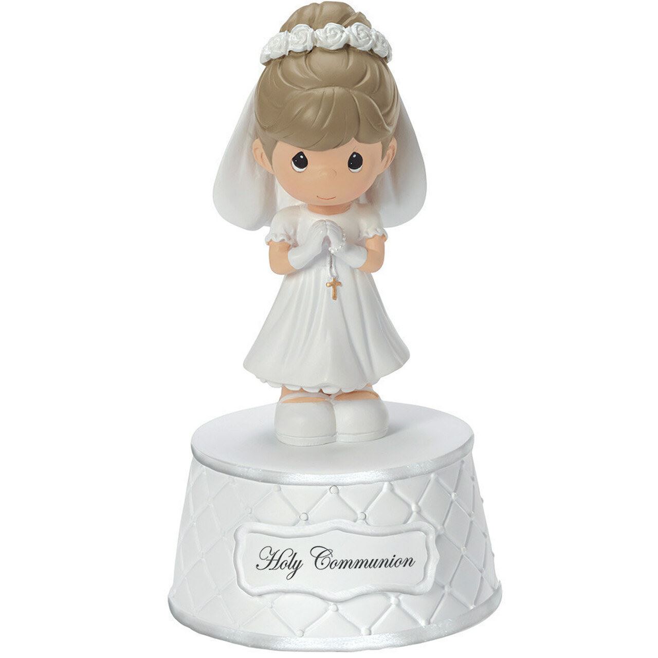 Precious Moments Girl First Holy Communion Music Box, Plays: The Lord’s Prayer