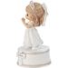 Precious Moments Holy Communion Girl Musical Plays The Lord's Prayer, Resin 6"H - 125191
