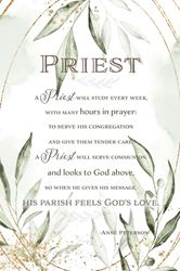 Priest Prayer 6" x 9" Plaque