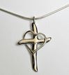 Promise Cross Sterling Silver Necklace