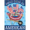 Proud to be an American Garden Flag
