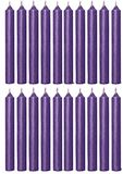 Purple 4" Chime Candles, Box of 20