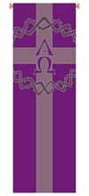 Purple Crown of Thorns/Alpha Omega Banner