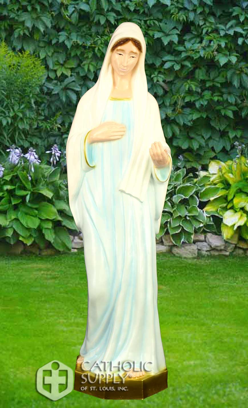 Queen of Peace Lady of Medjugorie 24" Statue, Colored