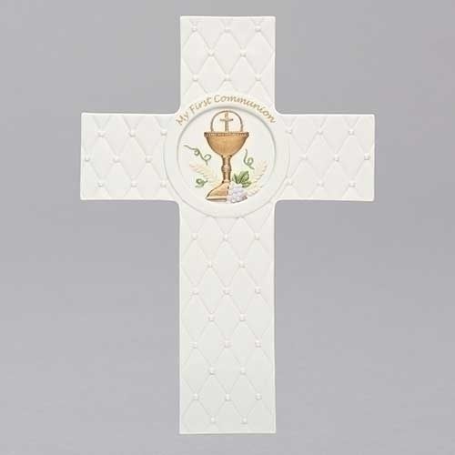 Quilted First Communion Wall Cross