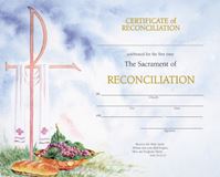 Watercolor Reconciliation Certificate