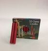 Red Chime Candles, Box of 20