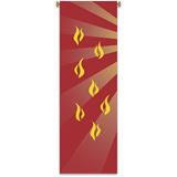 Red Flames Banner