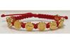 Red and Gold St. Benedict Blessing Bracelet 