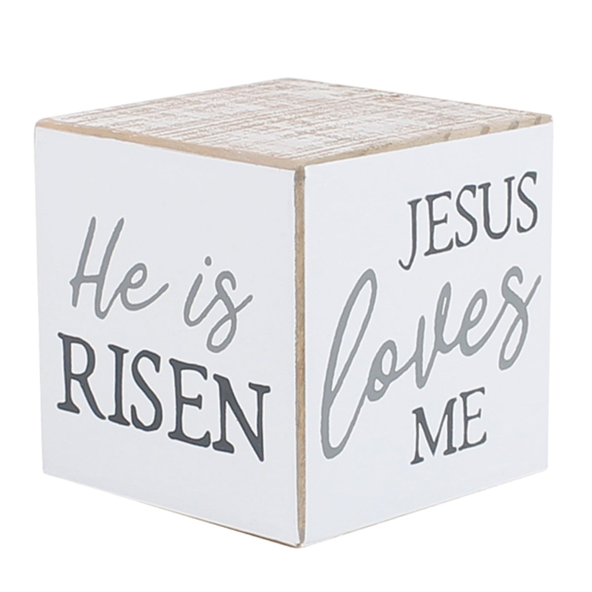 Religious Sayings for Easter 4 Sided Cube