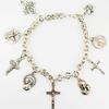 Religious Symbols Charm Bracelet