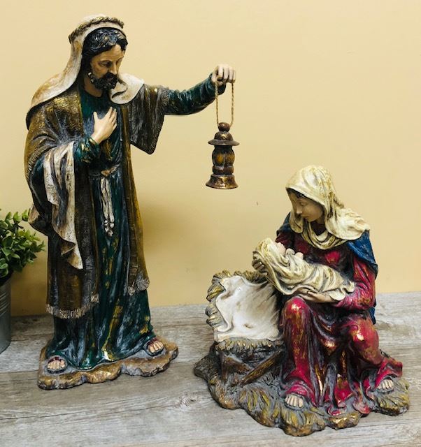 Resin 17" Holy Family *ONLY ONE LEFT*