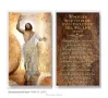 Resurrection 2.5" x 4.5" Laminated Prayer Card