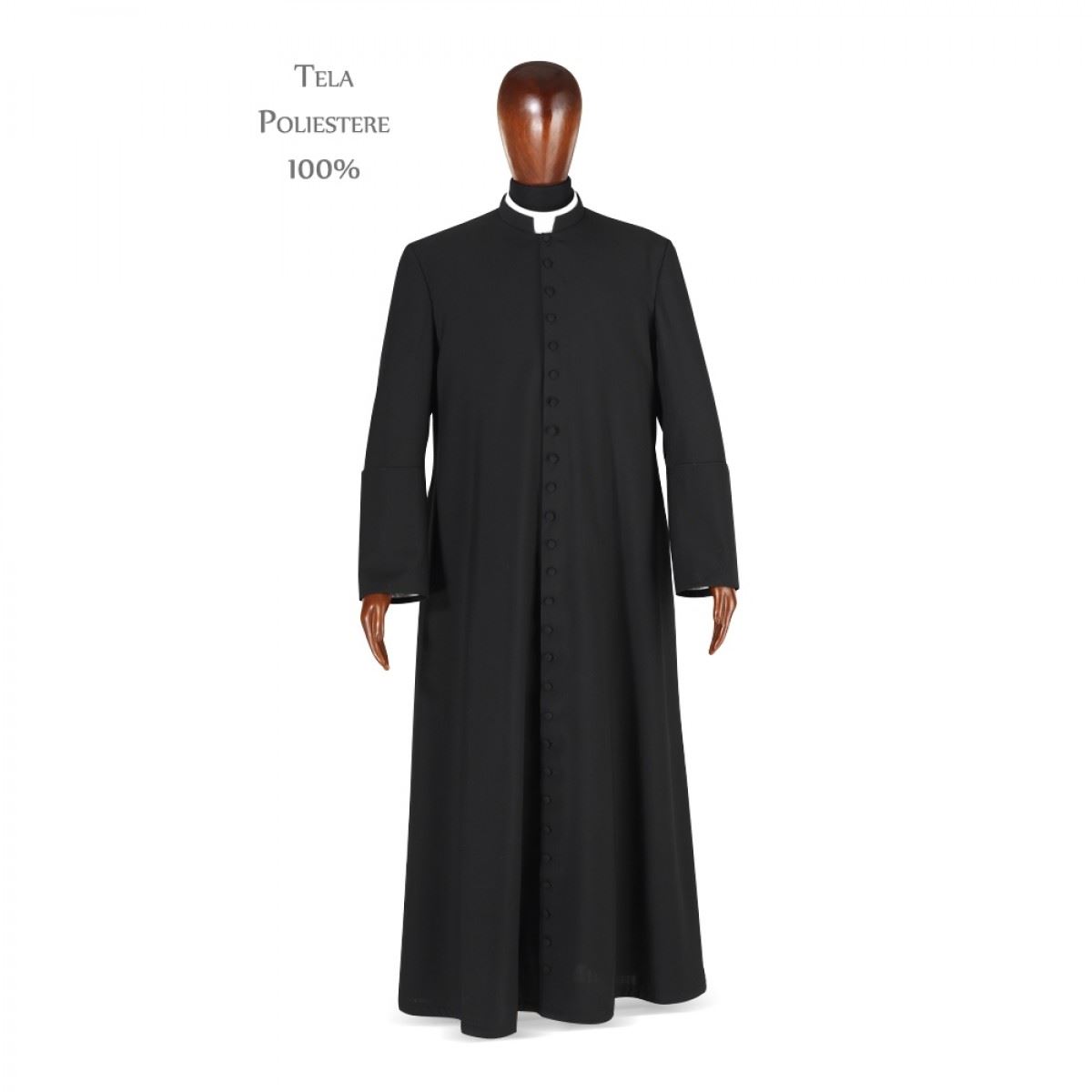 Roman Cassock 100% Polyester, Made in Italy