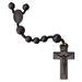 Rose Carved 10mm Jujube Wood Rosary - 123661